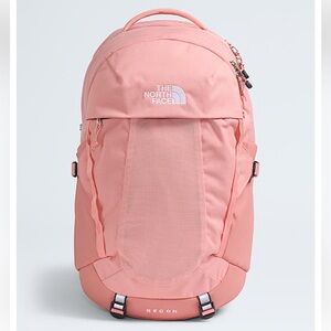 NWT North Face Women's Recon Backpack, Light Terracotta Dark Heather TNF White